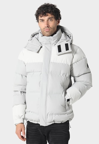 883Police Jacke 'Roxton' in Grau: Vorderseite