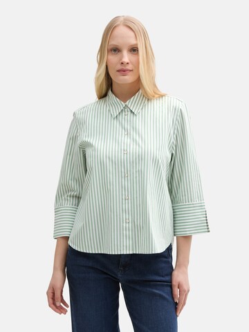 TOM TAILOR Blouse in Groen: voorkant