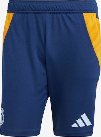 ADIDAS PERFORMANCE Slim fit Sports trousers 'Real Madrid' in Blue: front