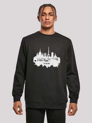 F4NT4STIC Sweatshirt 'Paris' in Zwart: voorkant