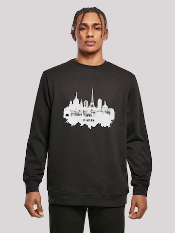 Sweat-shirt 'Paris' F4NT4STIC en noir : devant