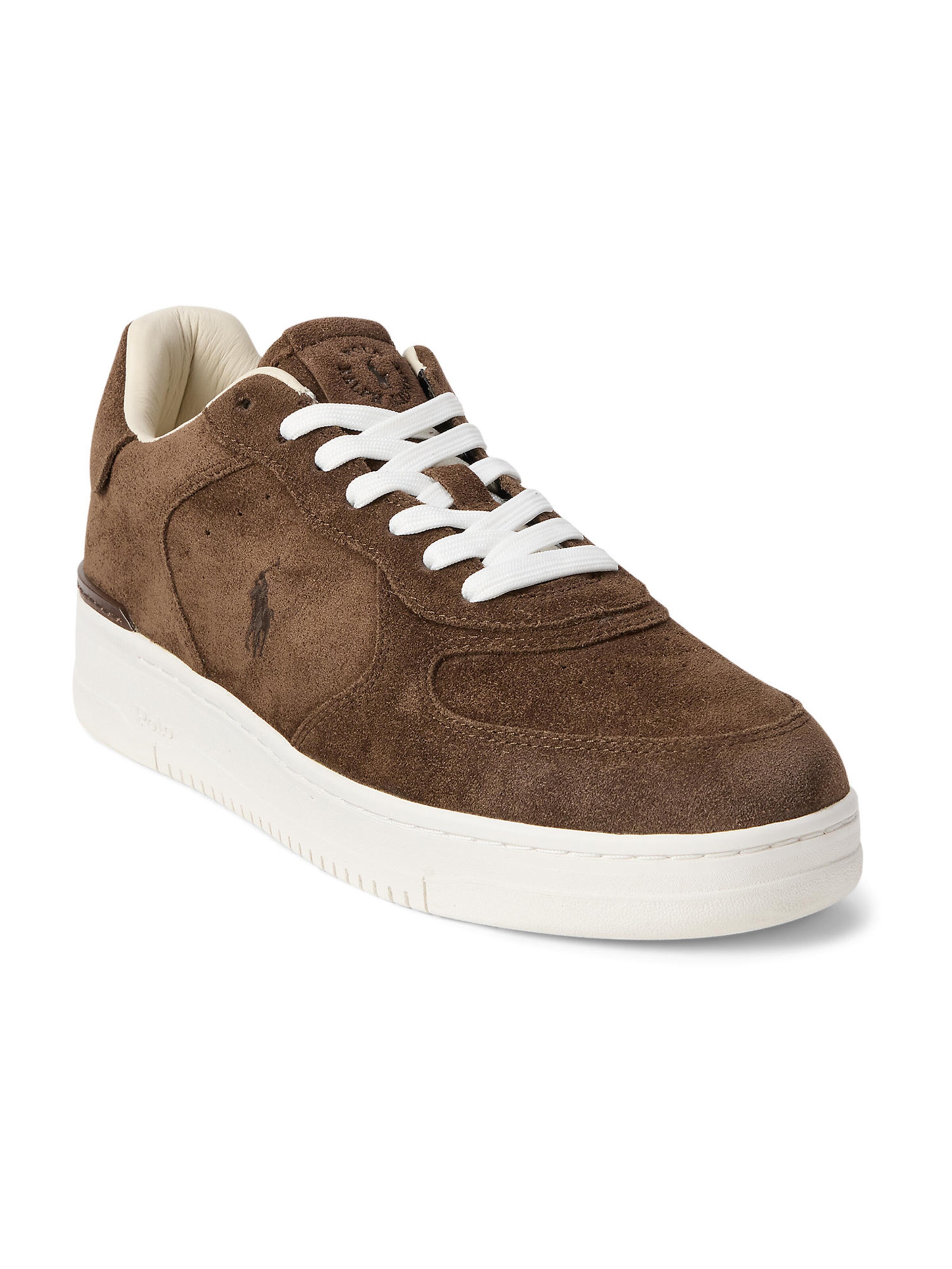 Polo Ralph Lauren Σνίκερ χαμηλό 'MASTERS CRT' σε καφέ