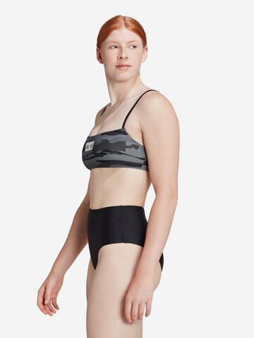 juoda ADIDAS SPORTSWEAR Biustjė Sportinis bikinis 'Thebe Magugu'