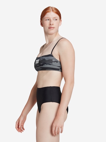 ADIDAS SPORTSWEARBustier Sportski bikini 'Thebe Magugu' - crna boja