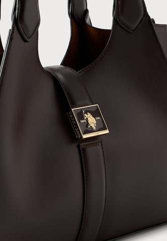 U.S. POLO ASSN. Наплечная сумка 'MARGARET' в Коричневый