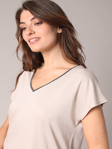 T-shirt 'JOSSY' Deeluxe en beige