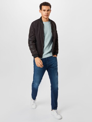 INDICODE JEANS Svetr 'Kristian' – modrá