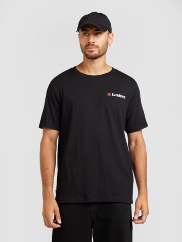 T-Shirt 'BLAZIN' ELEMENT en noir : devant