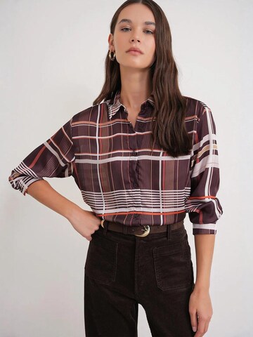 MixRay - Blusa em castanho