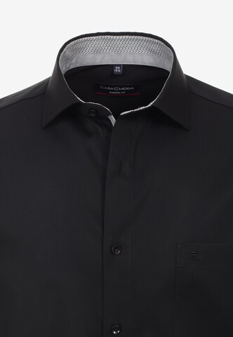 CASAMODA Slim fit Business Shirt in Black