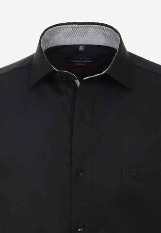 CASAMODA Slim Fit Hemd in Schwarz