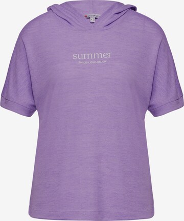 STREET ONE Shirt in Purple: front