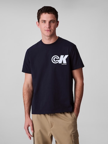 Calvin Klein Jeans Футболка в Синий: спереди