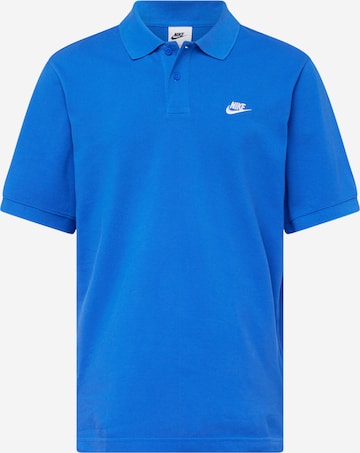 Tricou 'CLUB' de la Nike Sportswear pe albastru: față