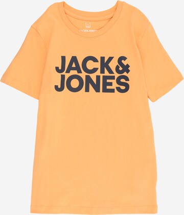 Jack & Jones Junior Tričko – oranžová: přední strana
