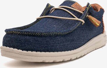 HEY DUDE Mocassins 'Wally' in Blauw