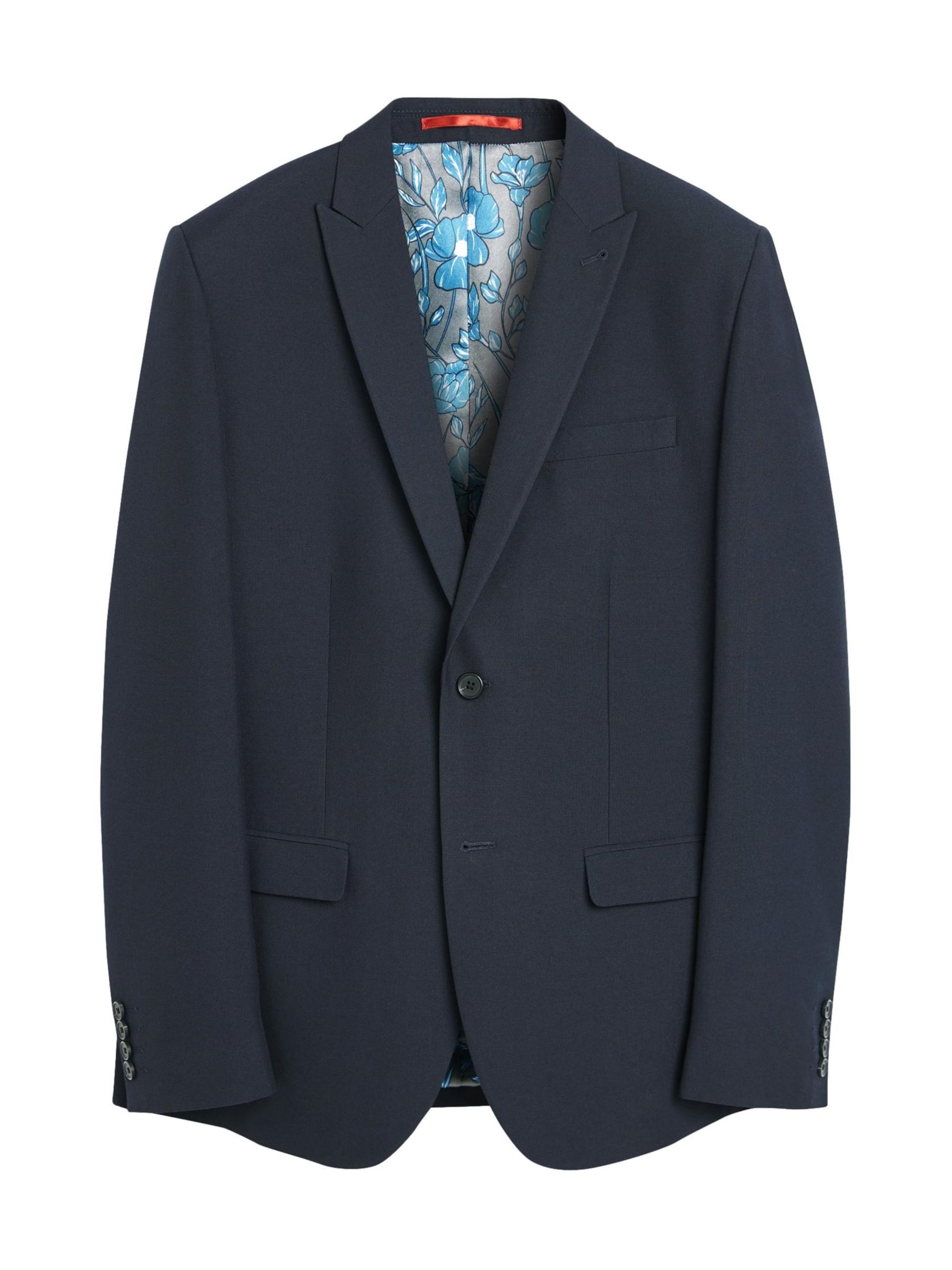 Next Regular Fit Business pikkutakki värissä sininen: etupuoli