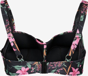 Swim by Zizzi Bustier Bikinitop 'STELLA' in Pink