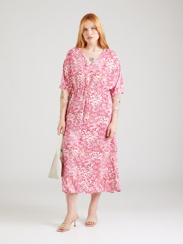 ONLY Carmakoma Dress 'CARMARRAKESH' in Pink: front
