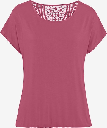 T-shirt VIVANCE en rose : devant