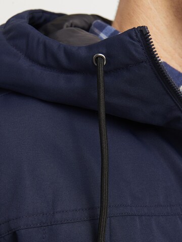 JACK & JONES Vinterparka 'JWHGrand' i blå