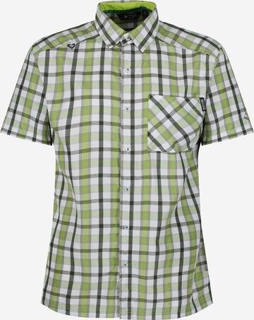 REGATTA Regular fit Athletic Button Up Shirt 'Mindano III' in Green: front