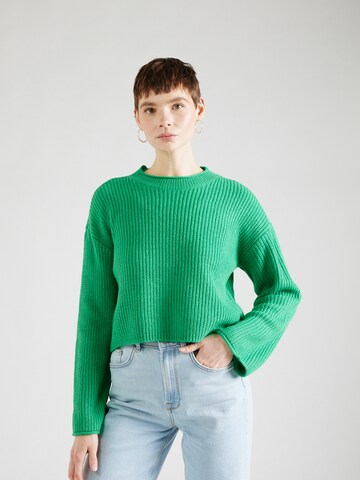 VERO MODA Пуловер 'SAYLA' в зелено: отпред