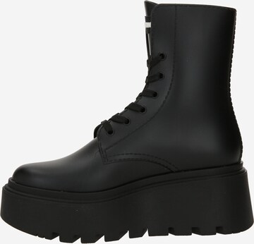 Valentino Shoes Lace-Up Ankle Boots in Black