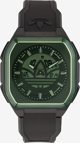 ADIDAS ORIGINALS Uhr 'City Tech Six' in Schwarz: Vorderseite