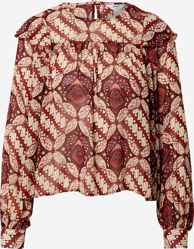OBJECT Petite Bluza 'GRIVA' u bež / crvena / bijela, Pregled proizvoda