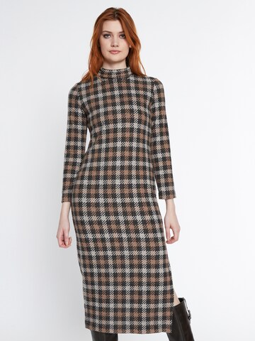 Ana Alcazar Kleid 'Sopina' in Braun: Vorderseite