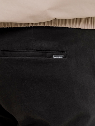 JACK & JONES Loosefit Lærredsbukser 'JPSTKane Dylan' i sort