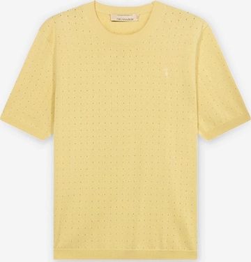 T-Shirt Trussardi en jaune : devant
