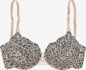 LASCANA T-shirt Bra in Beige: front