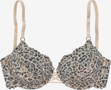 Invisible Soutien-gorge LASCANA en beige : devant