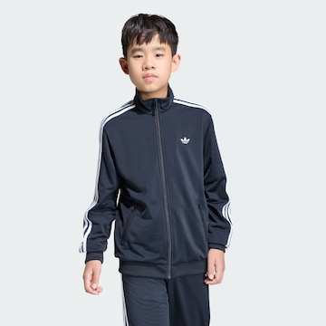 ADIDAS ORIGINALS Sweat jacket 'Firebird' in Black: front