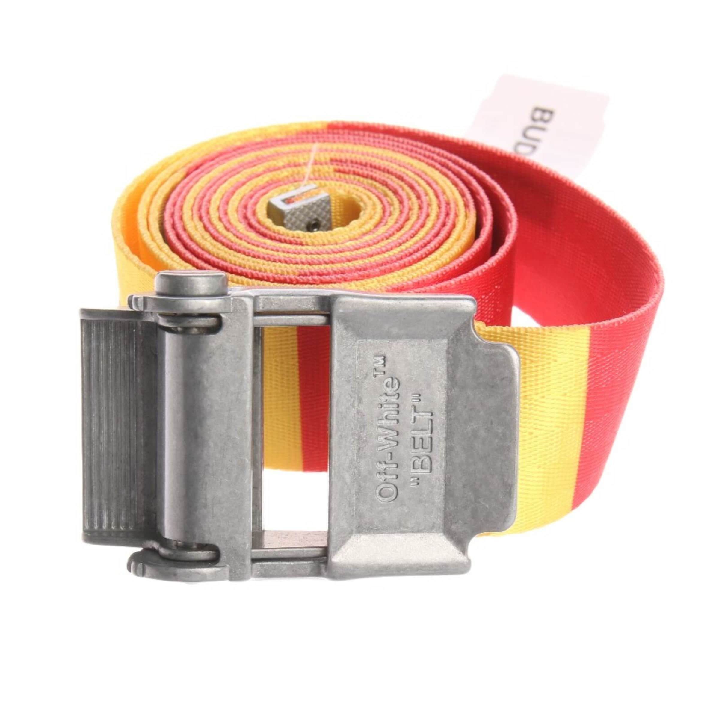 Off-White Belt & Suspenders in XS-XXL in Yellow: front