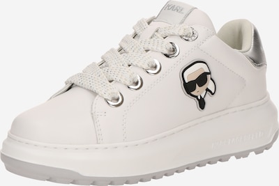 Karl Lagerfeld Matalavartiset tennarit 'KAPRI LUG' värissä hiekka / musta / hopea / valkoinen, Tuotenäkymä