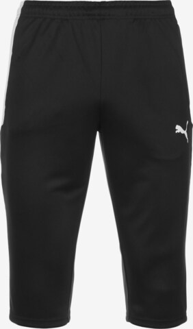 PUMA Slimfit Sportbroek in Zwart: voorkant