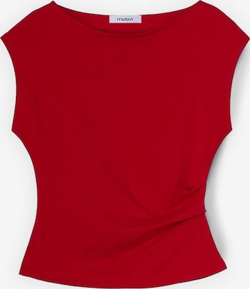 MOTIVI - Camiseta en rojo: frente