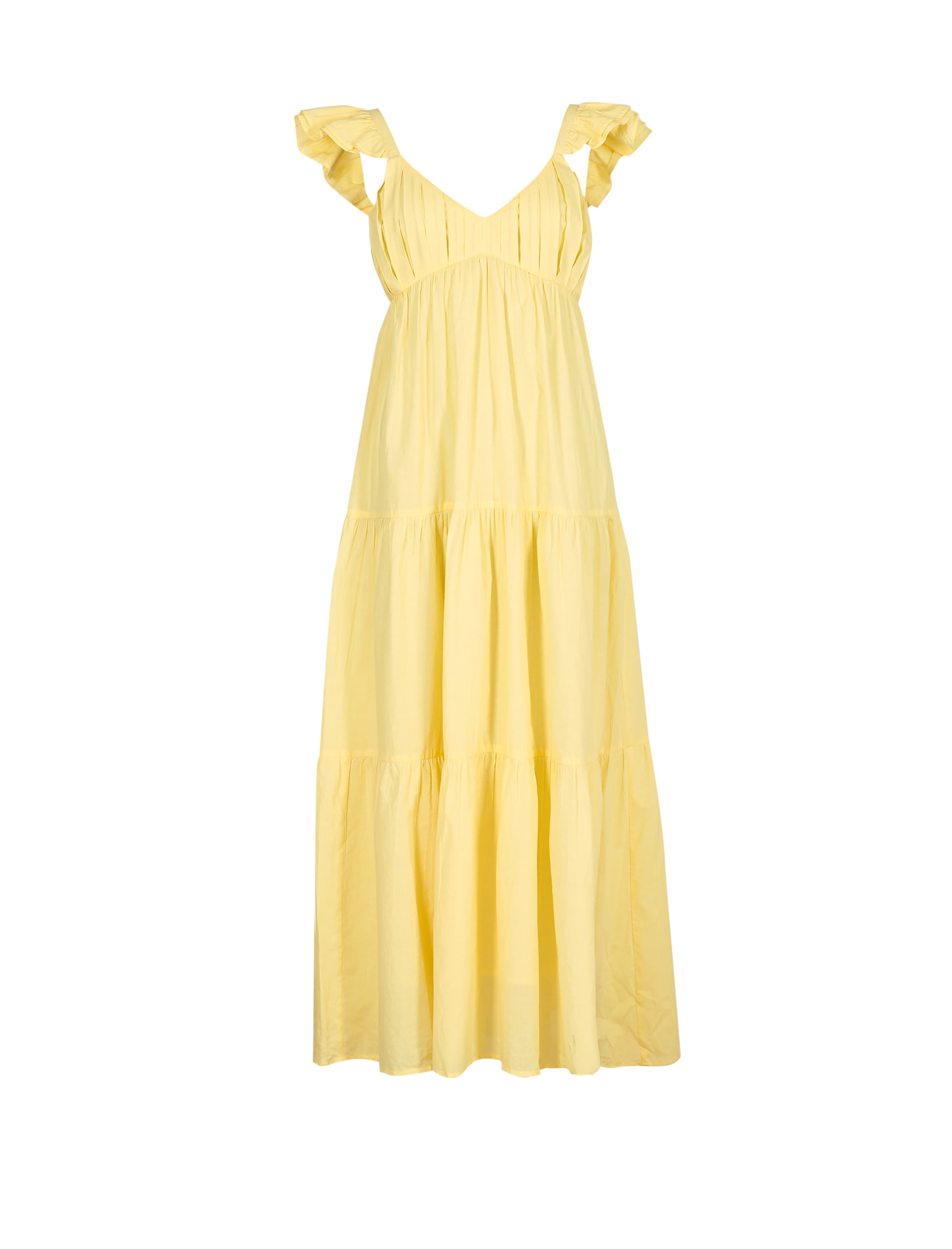 South Beach Kjole i gul: forside