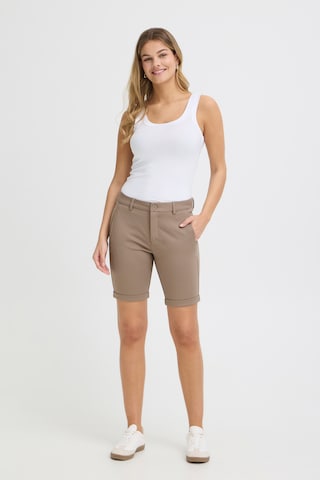 Fransa Regular Trousers 'FRLANO SHO 1' in Beige