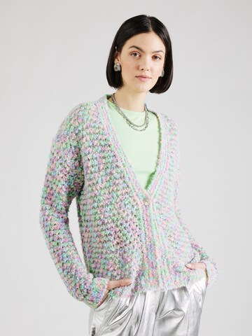 Rich & Royal Knit Cardigan in Mixed colors: front