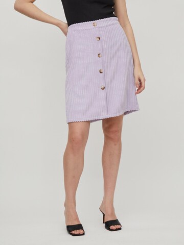 VILA Skirt 'Lock' in Purple: front