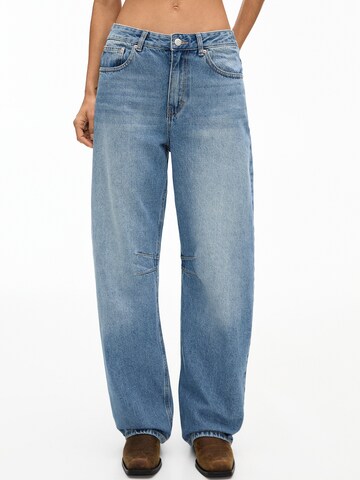 Loosefit Jean Pull&Bear en bleu : devant