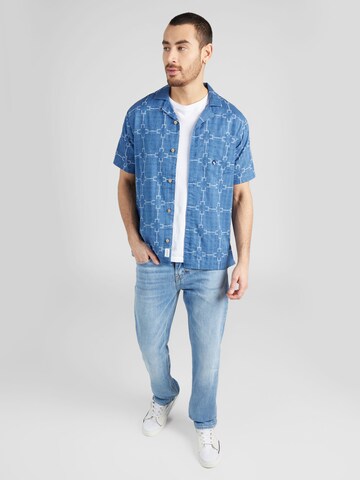 7 for all mankind Slimfit Jeansy 'SLIMMY Step Up' w kolorze niebieski