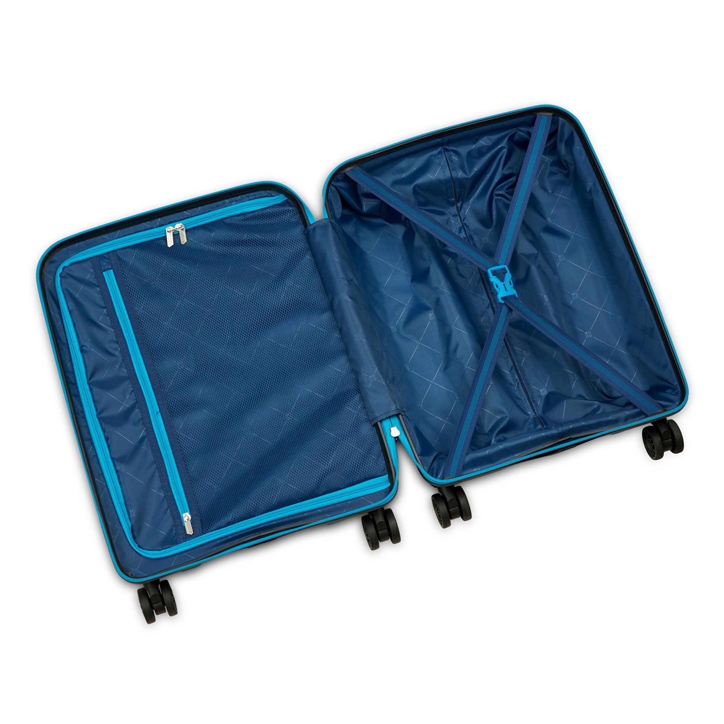 MODO by Roncato Suitcase Set 'Supernova 2.0' in Blue
