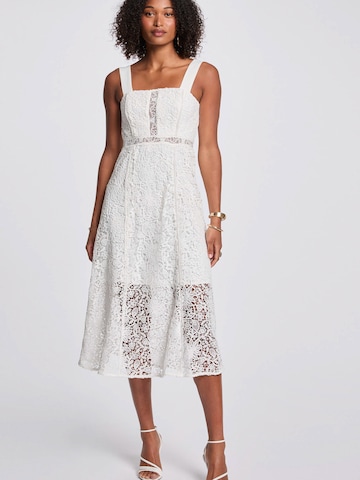 Morgan Dress in White: front