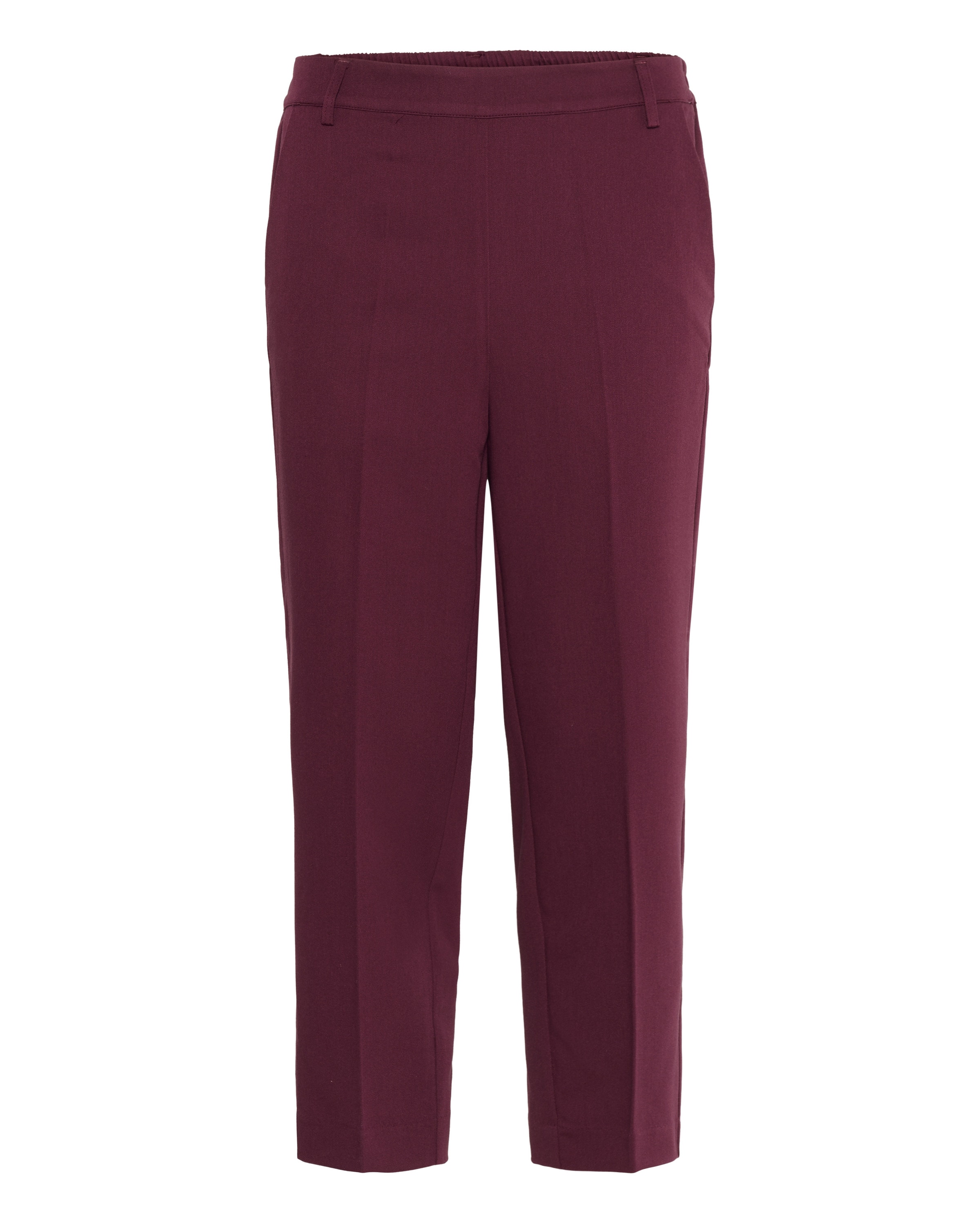 Kaffe Παντελόνι με τσάκιση 'Sakura' σε κόκκινο: μπροστά