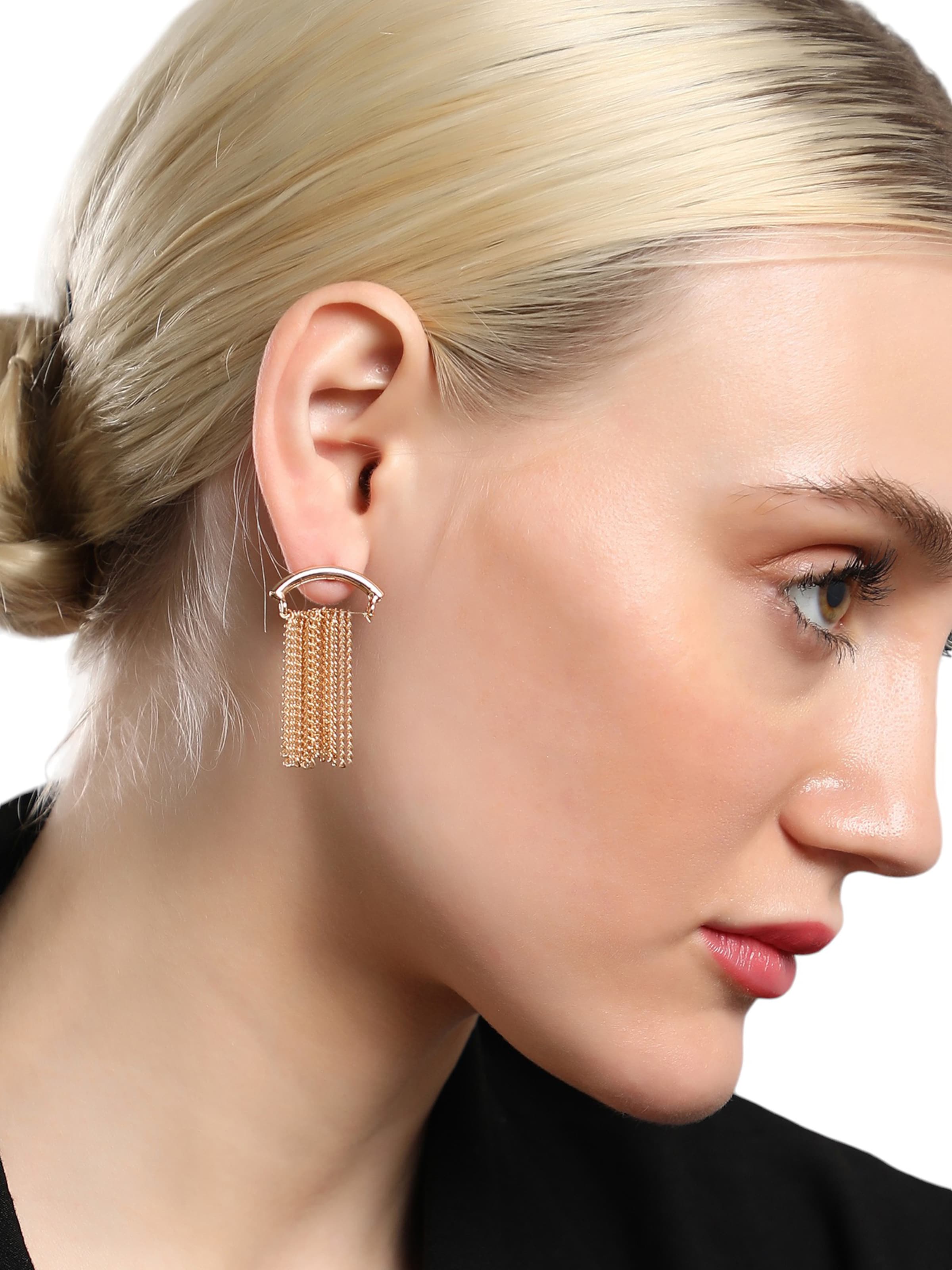 SOHI Øreringe ' Nicola ' i guld: forside